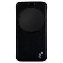 чехол-книжка G-case Slim Premium для Asus ZenFone 3 G550KL, черный, дополнительное окно
