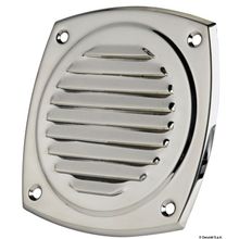 Osculati SS louvred vent 100x100 mm, 53.302.01