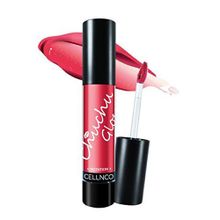 Тинт-блеск для губ тон 02 Лакомый Красный Cellnco Chu Chu Tint&Lip Gloss Tasty Red