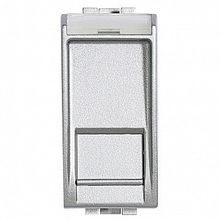 Розетка компьютерная 1xRJ45 Cat.5 LIVING LIGHT, серый |  код. NT4279C5F |  Bticino