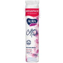 Aura Beauty Cotton Pads 150 дисков в пачке