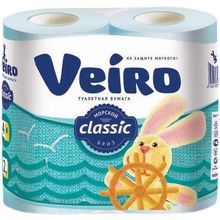 Veiro Classic Морской Бриз 4 рулона в упаковке 2 слоя