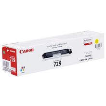 Тонер-картридж CANON 729Y (4367B002) для  i-SENSYS LBP7010C LBP7018C, желтый (1000 стр.)