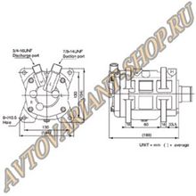 Unicla Компрессор Unicla UPF 200 A2, 24V