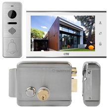Ctv Видеодомофон с замком CTV-DP4705AHD, iPS + Lock-E02, 115°