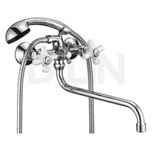 Смеситель для ванны с длинным изливом шаровый 300 мм (керам.ручка) D-lin D145806