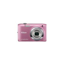 Nikon coolpix s2600 14mpix розовый 5x 2.7" 720p 39mb sdxc en-el19