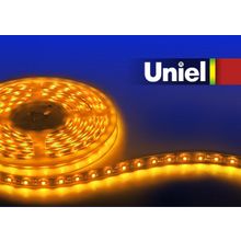 Uniel Лента светодиодная [5 м] Uniel ULS-5050 ULS-5050-30LED m-10mm-IP65-DC12V-7,2W m-5M-YELLOW катушка в герметичной упаковке ID - 425314