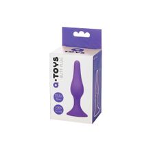 Фиолетовая анальная втулка Toyfa A-toys - 10,2 см. Фиолетовый