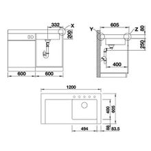 BLANCO MODEX-M60 SILGRANIT