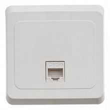 Розетка компьютерная 1xRJ45 Cat.5 ЭТЮД, белый |  код. KOMC-001B |  Schneider Electric