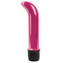 Topco Sales Мини-вибратор для точки G My First Mini G-Spot Vibe - 14 см. (ярко-розовый)