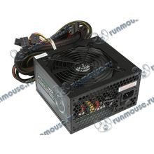 Блок питания 500Вт Zalman "ZM500-LX" ATX12V V2.31 (20 24+4 8+6+6 8pin, вентилятор d120мм) + кабель питания EURO (1.5м) (ret) [114048]