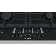 Встраиваемая газовая варочная панель Bosch PCH6A6B90R черный