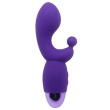 Фиолетовый вибратор INDULGENCE Rechargeable G Kiss - 16,5 см. (161993)