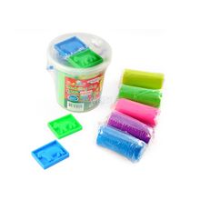 Smile Kids Пластилин Smile Kids, 500гр, 5 цветов(неон), 2 формочки, артикул SK-500NE M (унисекс)