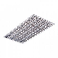 TLC436-1, встраиваемый светильник, цвет корпуса - белый,  1195х595, зеркальный растр, ЭмПРА G13 |  код. 04434 |  Technolux