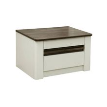 Олмеко Тумба прикроватная 36.05 Амелия белый дуб стайлинг ID - 312726