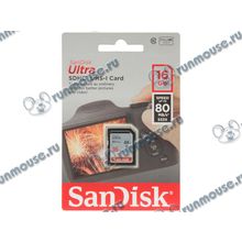 Карта памяти 16ГБ SanDisk "Ultra SDSDUNC-016G-GN6IN" SecureDigital HC UHS-I Class10 [131385]