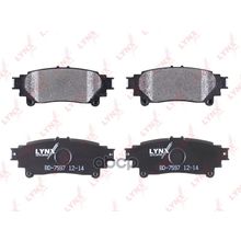 Колодки Тормозные Дисковые | Зад | LYNXauto арт. BD7597