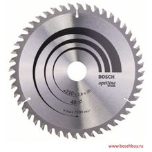 Bosch Пильный диск Bosch Optiline Wood 210х30 мм 48WZ (2608640623 , 2.608.640.623)