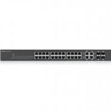 ZyXEL GS1920-24 интеллектуальный коммутатор, Gigabit Ethernet, 24 разъема RJ-45, 4 SFP-слота