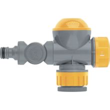 Соединитель для крана с внутренней резьбой 1 2"-3 4" с переключателем и шарниром PALISAD LUXE