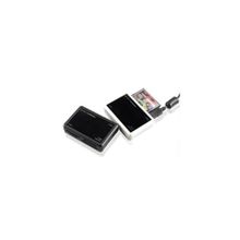 Card reader ORIENT CR-015   SDHC SDXC READY, USB 2.0 (для карт памяти SD SDXC SDHC micro SD T-Flash, MMC RS-MMC) Black (Retail) Ext.