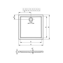 Душевой поддон Riho Zurich 274 (DA7400500000000) 80x120