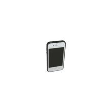 Пластиковый бампер SGP Case Linear EX soul black для Apple iPhone 4S (чёрный)
