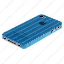 Задняя накладка Lux Case для iPhone 4 4S синяя