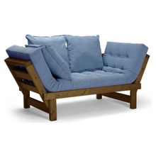 Кушетка Свен голубая 2