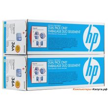 Картридж HP CB436AD двойная упаковка LJ M1120 M1520 P1505 черный  4000 страниц