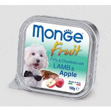 Monge Fruit Pate & Chunkies wit Lamb & Apple