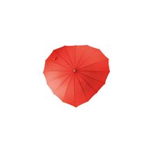 Зонт-трость «I love you» в форме сердца механический