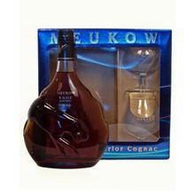 Коньяк Меуков VSOP, 0.700 л., 40.0%, Box + 2 бокала, 6