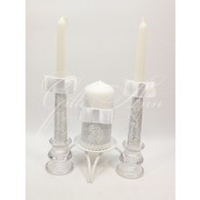 Свечи свадебный очаг, набор из 3 шт. Gilliann Silver Fairy Tale CAN090