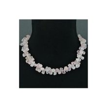 Бусики-Колечки Бусы Кварц Розовый "Облепиха" арт.П3830