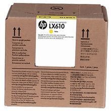 hp lx610 1x3l yel latex ink cartridge (hp) cn672a