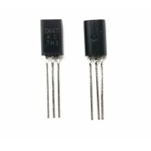 2SD667AC (HIT667-E), Транзистор NPN 120В 1А 0.9Вт 140МГц [TO-92mod]