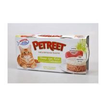 PETREET Tonno con Riso Calamari (Петрит) консервы для кошек Тунец Рис Кальмары