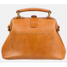 Сумка саквояж горчица W0013