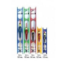 Россия Набор юного рыболова (поплавок, леска, грузила, крючок) Пирс Баклан 140 мм, 1,6 г