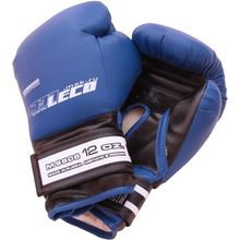 Перчатки боксерские 12унц. синие, Т007-8