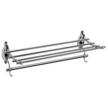 Полка с полотенцедержателем поворотная 90° Frap F807