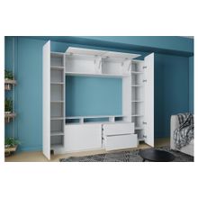 Смарт Стенка Купертино Денди (Квадрат Нео) 7 Глянцевый МДФ