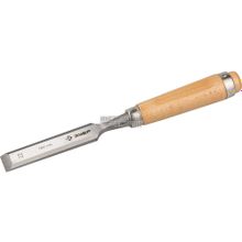 Стамеска-долото Зубр "Эксперт" 18096-22 (с деревянной ручкой, 22мм)