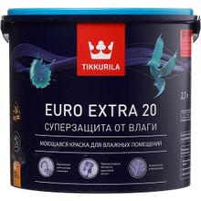 Тиккурила Euro Extra 20 Суперзащита от Влаги 2.7 л бесцветная