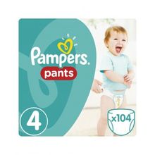 Pampers Pants 4 Maxi 9-14 кг 104 шт