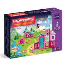 Магнитный конструктор MAGFORMERS 704004 Princess castle 78P Set